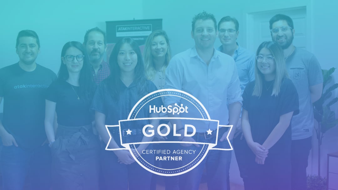 ATAK Interactive Named HubSpot Gold Agency