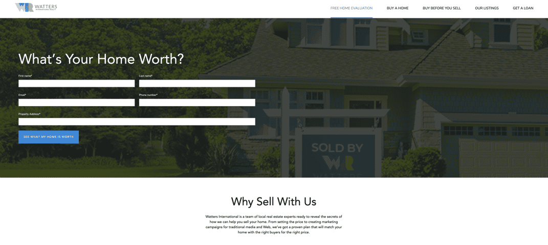 Custom Real Estate Website
