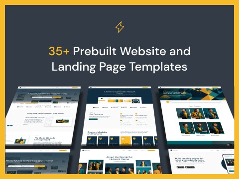35+ Prebuilt Website and Landing Page Templates