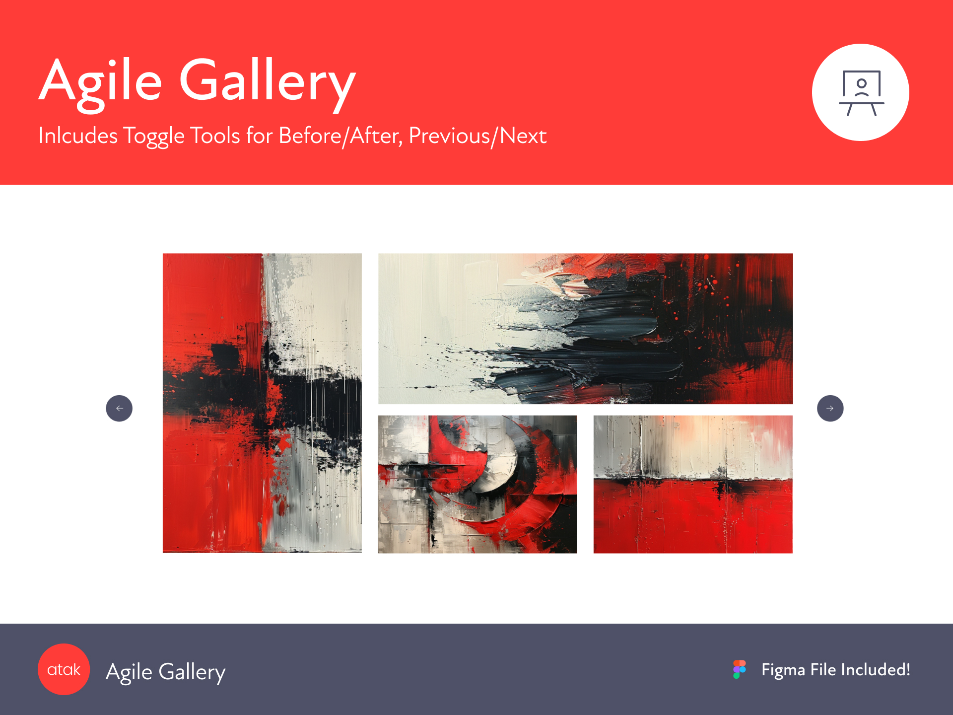 Showcase images in a
customizable gallery with seamless design-no coding required.