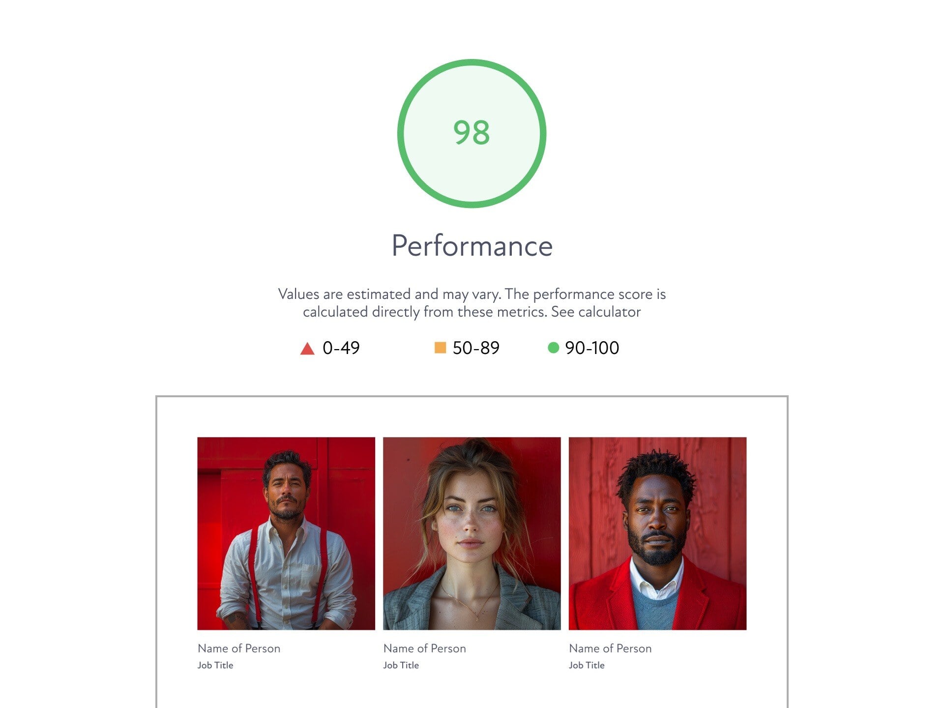 Optimized for Performance and Mobile Devices