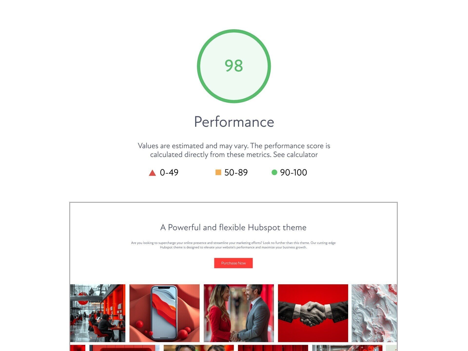 Optimized for Performance and Mobile Devices