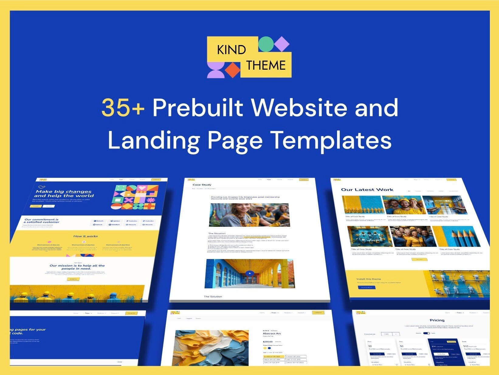 35+ Prebuilt Website and Landing Page Templates