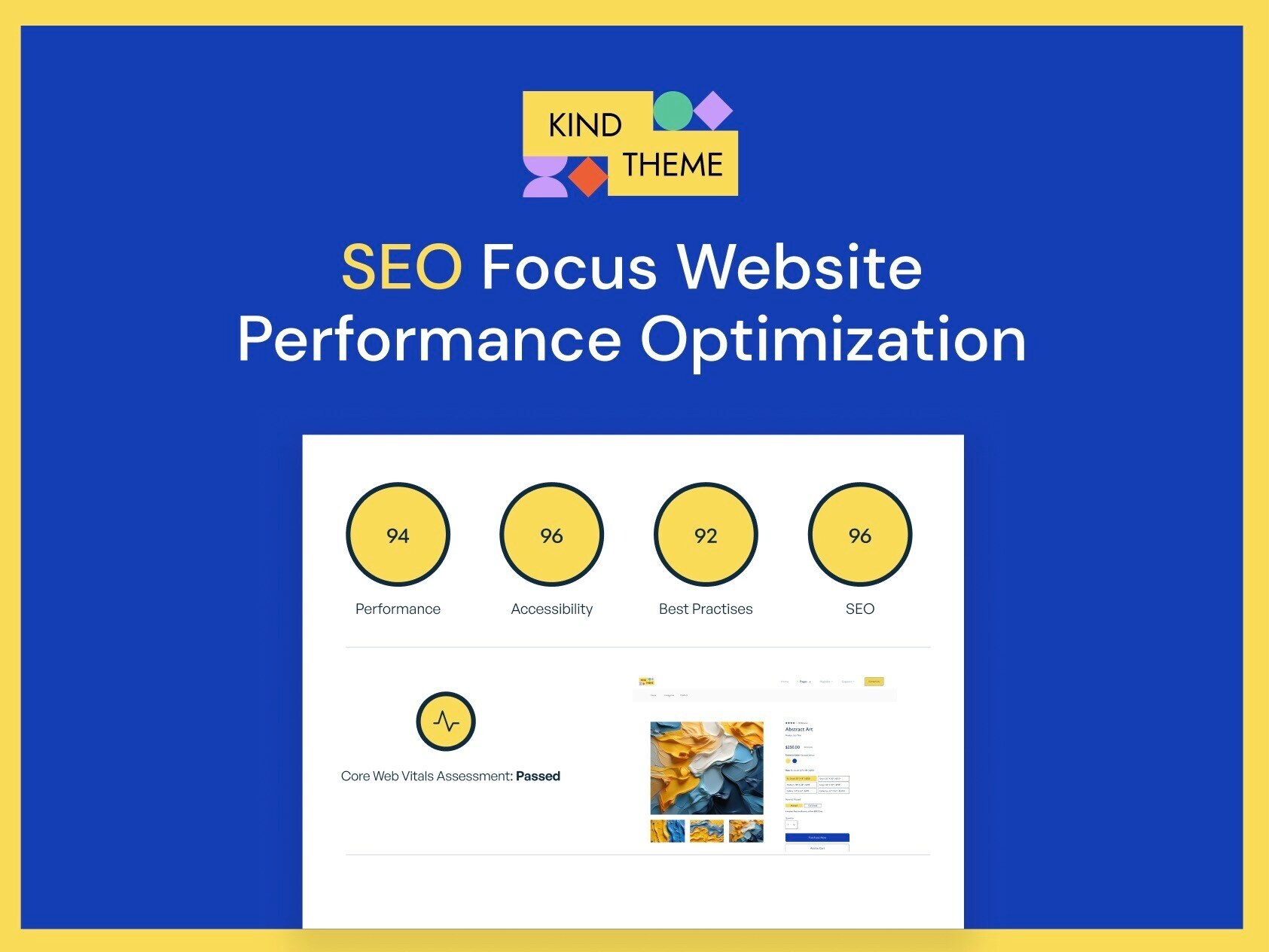 SEO Focus + Performance Optimizations