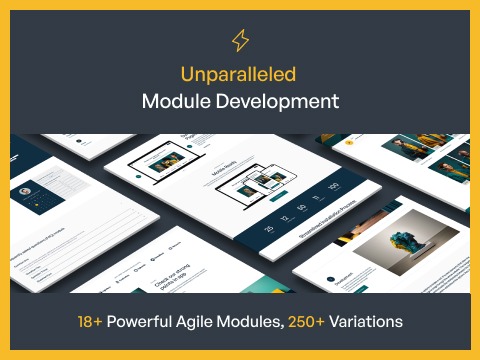 Unparalleled Module Development, 20+ Modules with over 250 Variants